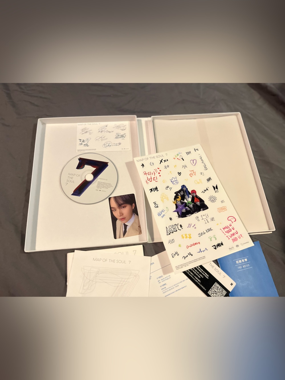 BTS Map of the Soul 7 Version 3 Album Set, Kpop collectible, BTS album